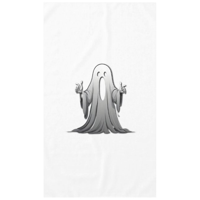 Creepy Ghost of Salem Tischdecke (Vorderseite)