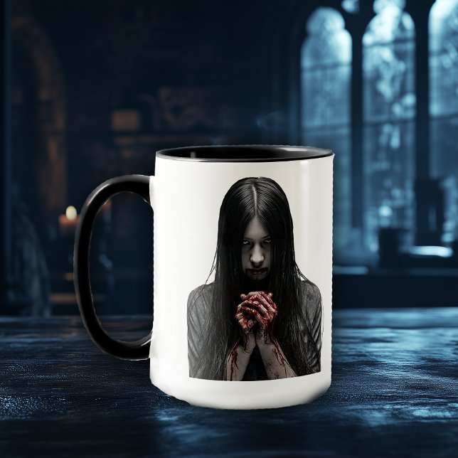 Creepy-Ghoul-Kaffee - Ideal für Horror-Fans Tasse (Von Creator hochgeladen)
