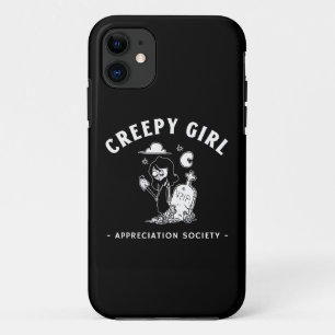 "Creepy Girls Appreciating Society" - Goth Girl Lo Case-Mate iPhone Hülle