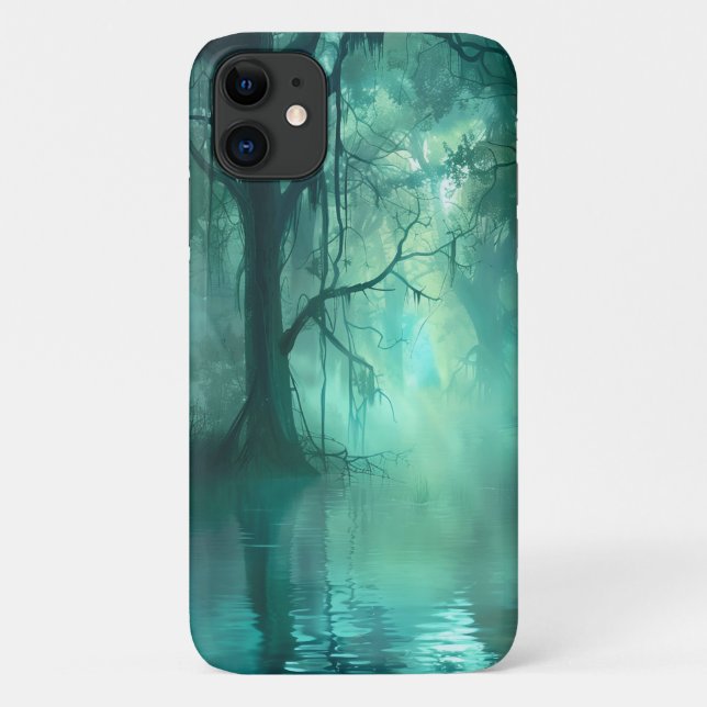 Creepy Green Swamp Case-Mate iPhone Hülle (Rückseite)