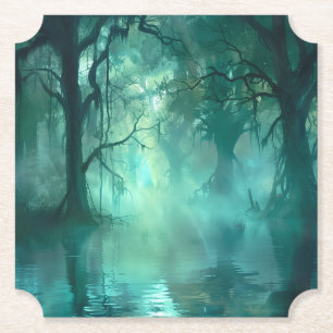Creepy Green Swamp Untersetzer