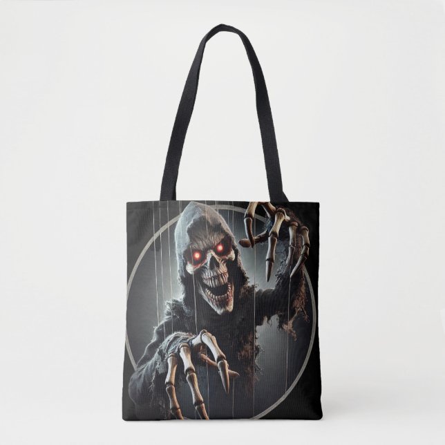 Creepy Grim Sensenmann Horror Tasche (Vorderseite)