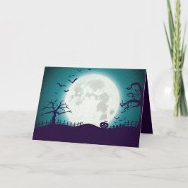Creepy Halloween Karte