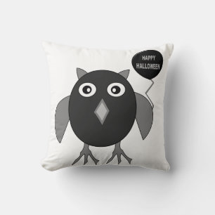 Creepy Halloween-Party Owl Kissen