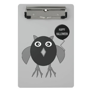 Creepy Halloween-Party Owl Mini Zwischenablage Klemmbrett