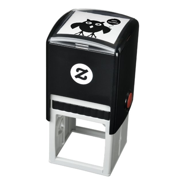 Creepy Halloween-Party Owl Self Inking Briefmarke Permastempel (Produkt)