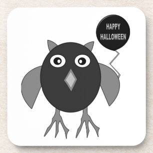 Creepy Halloween-Party Owl Untersetzer