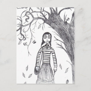 Creepy Halloween Postkarte