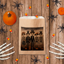 Creepy Halloween Skeletons Goody Leckerei Bag Geschenktütchen