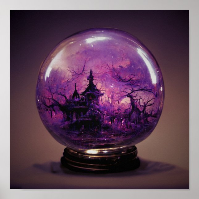 Creepy Halloween Spooky Spuk House Poster (Vorne)