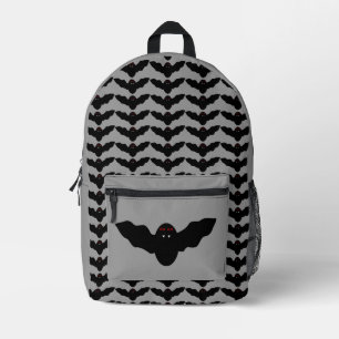 Creepy Halloween Vampire Bat Bedruckter Rucksack