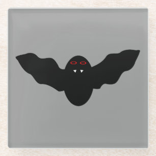 Creepy Halloween Vampire Bat Glasuntersetzer