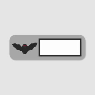 Creepy Halloween Vampire Bat Namensschild