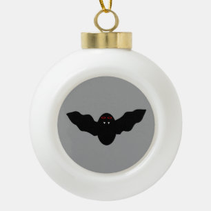 Creepy Halloween Vampire Bat Ornament