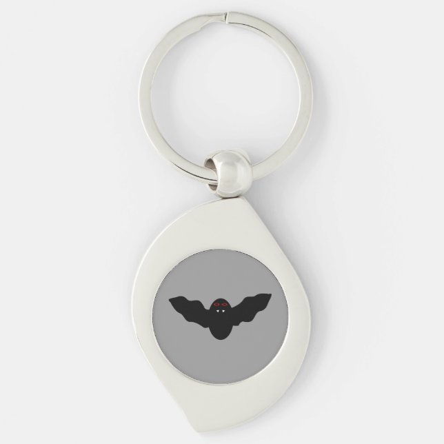 Creepy Halloween Vampire Bat Schlüsselanhänger (Vorderseite)