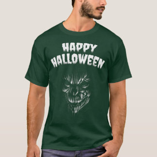 Creepy Happy Halloween Skeleton T-Shirt