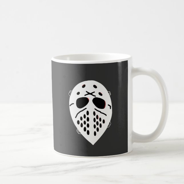 Creepy Hockey Mask Products Kaffeetasse (Rechts)