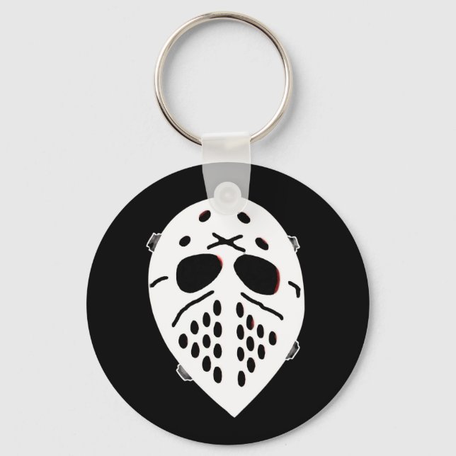 Creepy Hockey Mask Products Schlüsselanhänger (Vorderseite)