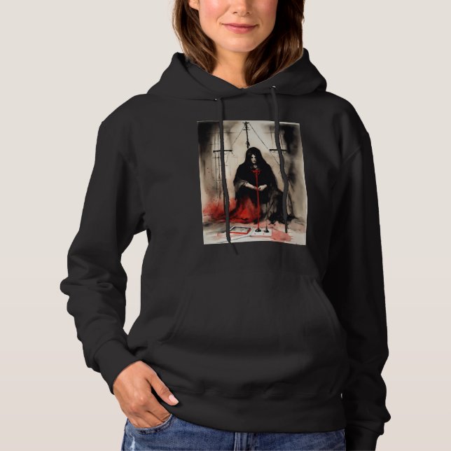 Creepy Hoodie - Stephen Gammell Style (Vorderseite)