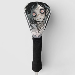 Creepy Horror Doll Aesthetic Anime Girl Golf Headcover
