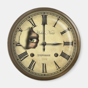 Creepy Hotel Clock Personalisiert Magnet