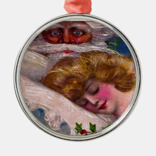 Creepy hübsches Frauen-Weihnachten Weihnachtsmann Ornament Aus Metall