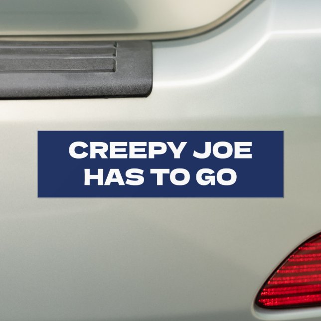 Creepy Joe muss gehen, Lasse zu Brandon Funny Autoaufkleber (Auf Auto)