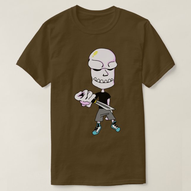 Creepy Knife Man T-Shirt (Design vorne)