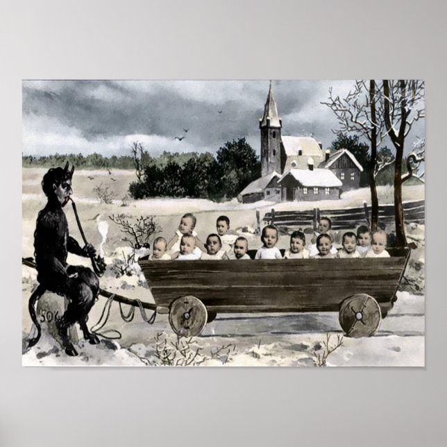 Creepy Krampus Poster (Vorne)