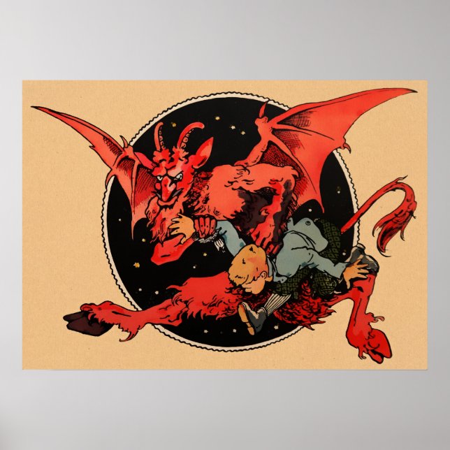 Creepy Krampus Poster (Vorne)