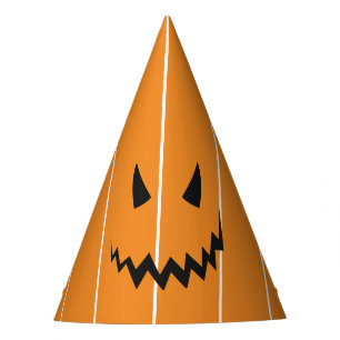 Creepy Kürbis-Halloween-Party-Papier-Hut Partyhütchen