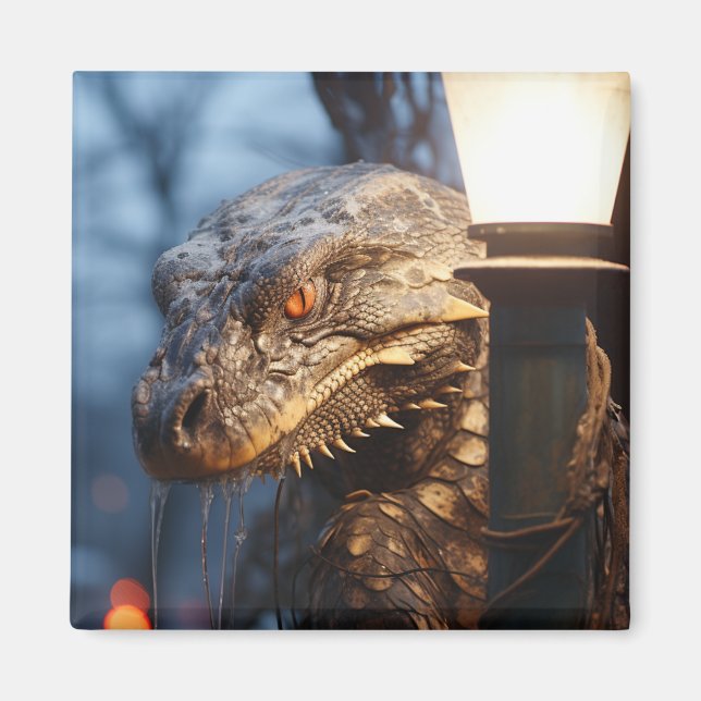 Creepy Lizard Magnet (Vorne)