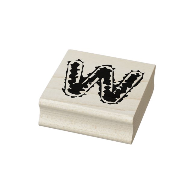 Creepy Monogram Gummistempel (Stempel)