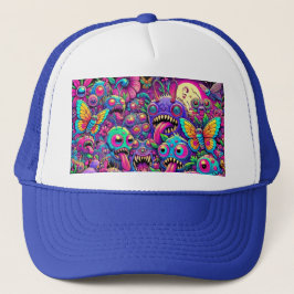 Creepy Monster Bugs Truckerkappe