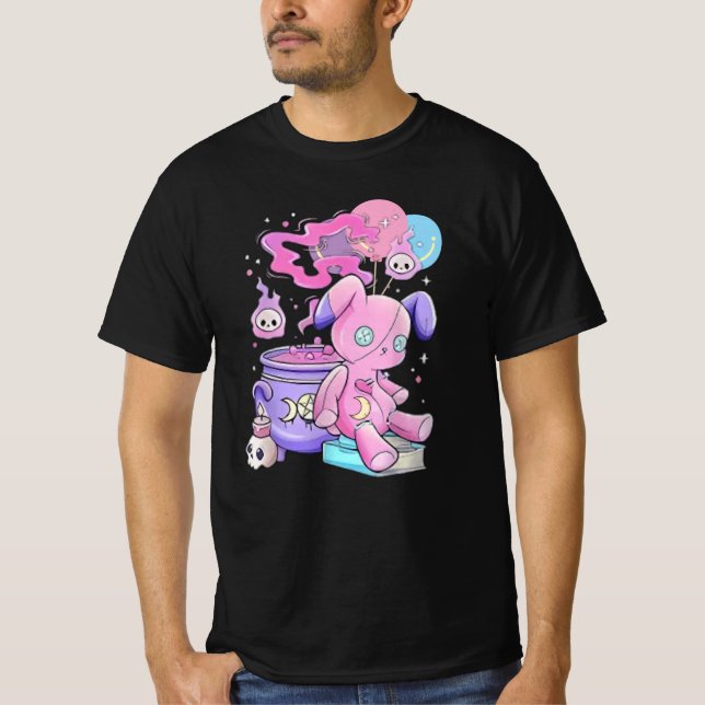Creepy Niedlich Ästhetischer T - Shirt Spooky Nied (Vorderseite)