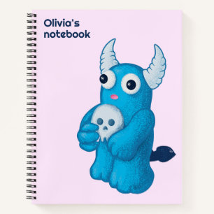 Creepy Niedlich Demon Kawaii Name Notizbuch