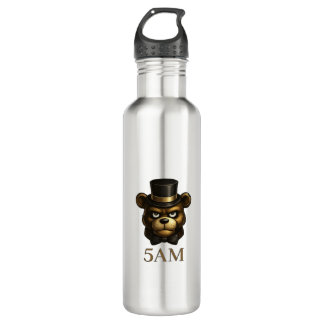 Creepy Night Animatronic Bear Water Bottle Edelstahlflasche