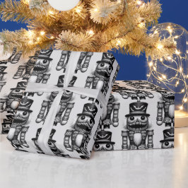 Creepy Nutcracker Geschenkpapier