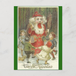 Creepy Nutcracker Postcard Feiertagspostkarte