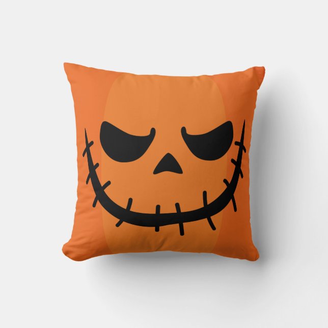 Creepy Pillows - Kürbisgesicht Kissen (Vorderseite)