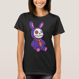 Creepy Pink Pastel Goth Teddy Bären Voodoo Puppe W T-Shirt
