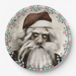 Creepy Santa Christmas Pappteller