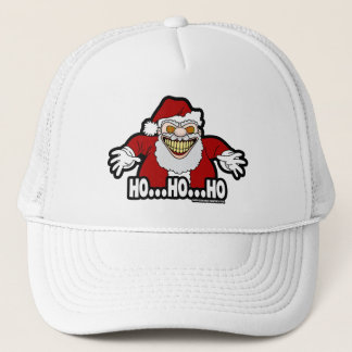 Creepy Santa Claus Screwball Graphics HOHOHO Truckerkappe