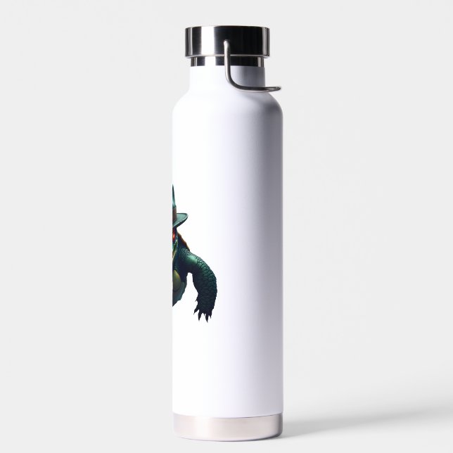 Creepy Scary Halloween Turtle T-Shirt Trinkflasche (Links)