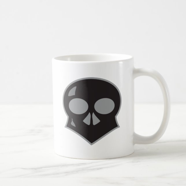 Creepy Schädel-Tassen Tasse (Rechts)
