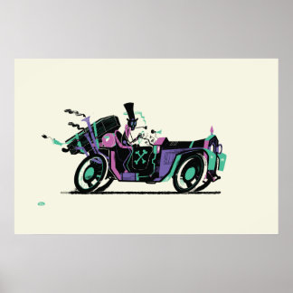 Creepy Shonky Motors Poster