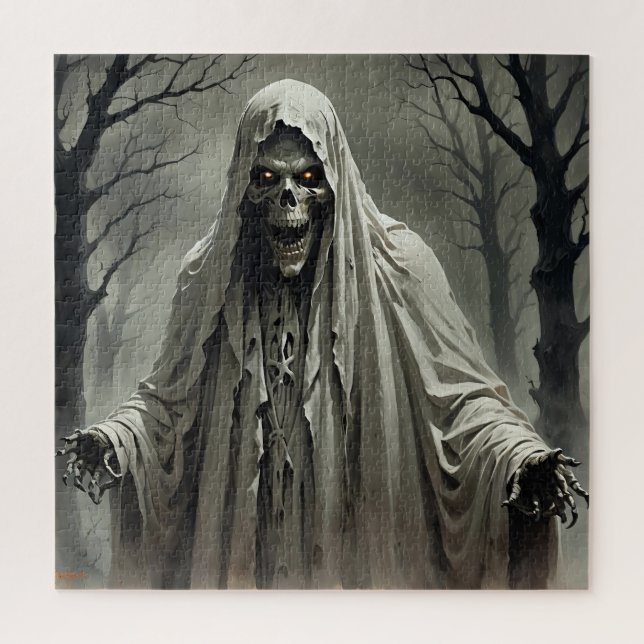 Creepy Skeleton Man Jigsaw Puzzle (Vertikal)