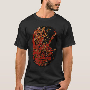 Creepy Skull Halloween T Shirt