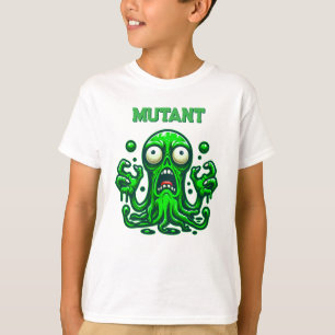 Creepy Slime Zombie Alien - Neon Green Monster T-Shirt