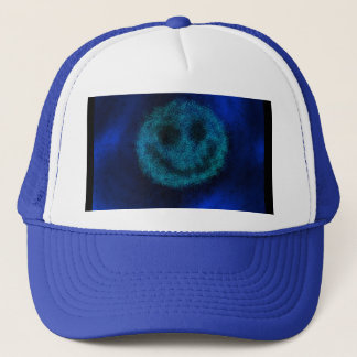 Creepy Smiley Trucker Hat Truckerkappe